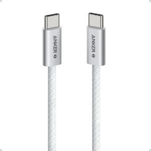 Anker Type C to Type C Braided Cable 240W 1m White - Image 1