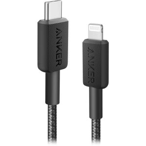 Anker 322 Type MFI Braided Cable 1.8m Black - Image 1