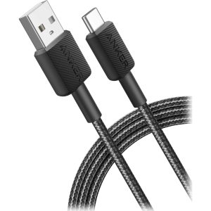 Anker 322 USB Type Braided Cable 0.9m Black - Image 1