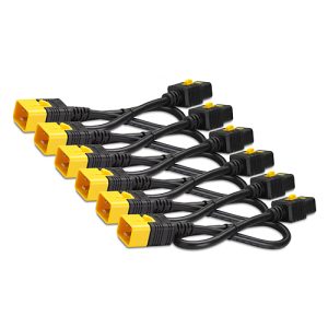 APC Power Cord Kit 6ea Locking C19 to C20 - Image 1