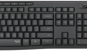 Logitech MK295 Black Silent Wireless Keyboard & Mouse Combo - Image 1