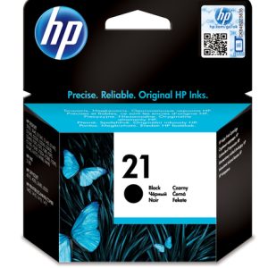 HP 21 Black InkJet Print Cartridge (5ml) - Image 1