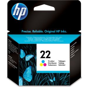 HP 22 Tri-Colour InkJet Print Cartridge (5ml) - Image 1