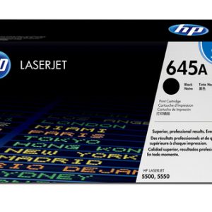 HP 645A Clj 5500 Black Print Cartridge - Image 1