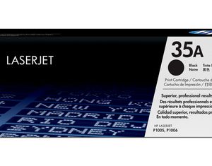 HP 35A LaserJet P1005/P1006 Black Print Toner Cartridge - Image 1