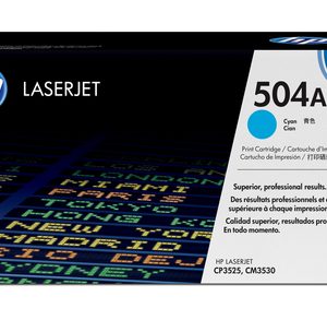 HP 504A MFP Cyan Print Toner Cartridge - Image 1