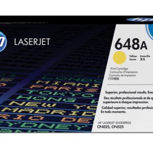 HP 648A LaserJet CP4525/CP4025 Yellow Print Cartridge - Image 1