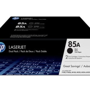 HP 85A Black Toner Cartridge Dual Pack - Image 1
