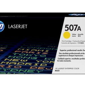 HP 507A Yellow Toner Cartridge - Image 1