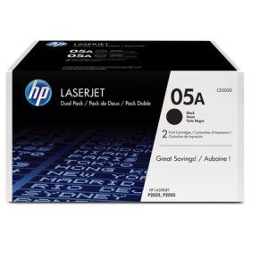 HP 05A Black Toner Cartridge Dual Pack - Image 1