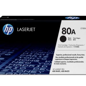 HP 80A Black LaserJet Toner Cartridge - Image 1