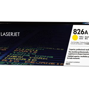 HP 826A Yellow Toner Cartridge - Image 1