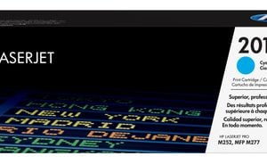 HP 201A Cyan LaserJet MFP M277/M252 Toner Cartridge - Image 1