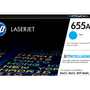 HP 655A Cyan Original LaserJet Toner - Image 1