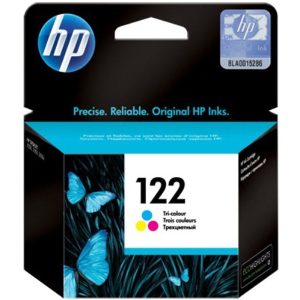 HP 122 Tri-Colour Ink Cartridge - Image 1