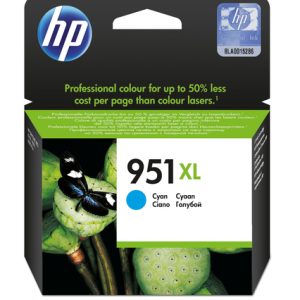 HP 951XL Cyan OfficeJet Ink Cartridge - Image 1