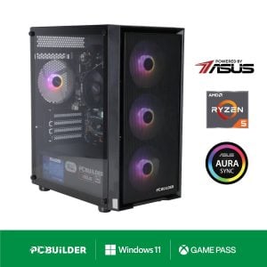 PCBuilder Ryzen 5 8600G WARDEN Windows 11 Gaming PC - Image 1