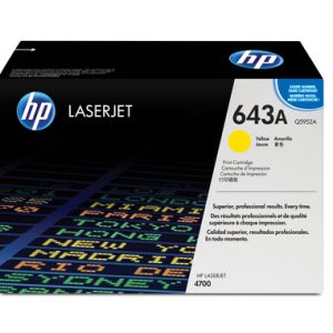 HP 643A Yellow Toner Cartridge - Image 1