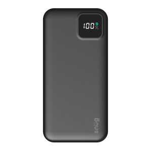 Snug 10000mah sqr dig PD Powerbank-Black - Image 1