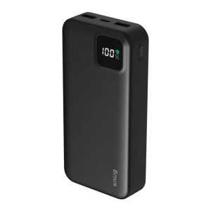 Snug 20000mah sqr dig PD Powerbank-Black - Image 1