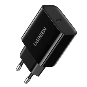 Ugreen 1 port 20W PD wall charger-Black - Image 1