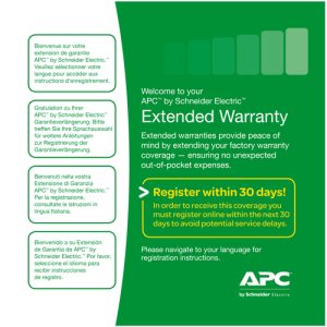APC Service Pack 3 Year Warranty Extension (for new product purchases) - Image 1