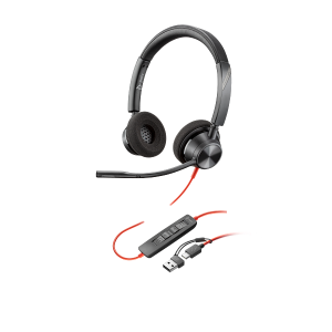 Poly BW 3320 Stereo USB-C HS +USB-C/A - Image 1