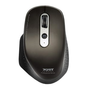 Port Connect Bluetooth Wireless and Rechargeable Executive Mouse - Black - Image 1