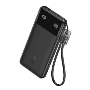 Anker 10000MAh 22.5W TypeC Cable Powerbank Black - Image 1