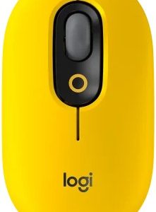 Logitech POP Silent Wireless Mouse Yellow - Image 1
