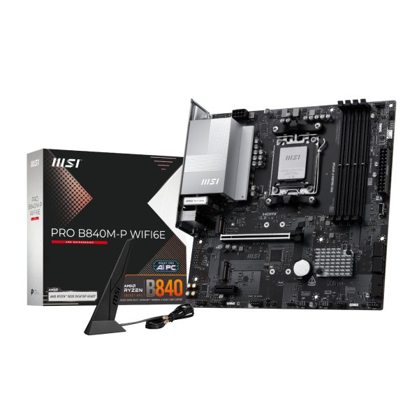 PROB840M-PWIFI6E_MSI-PRO-B840M-P-WIFI6E-AM5-mATX-Motherboard_wr_01a