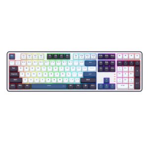 Redragon K689 WYVERN RGB Wired Mechanical Keyboard - White/Black - Image 1