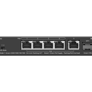 Reyee 5 Port 2.5Gbps with 4 PoE 70W 1SFP+ Smart Managed Switch - Image 1
