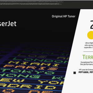 HP 217Z Yellow Original LaserJet Toner Cartridge - Image 1