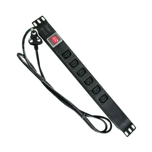 Acconet Power Distribution Unit, 1U, 6 way Female Kettle Cord - Image 1