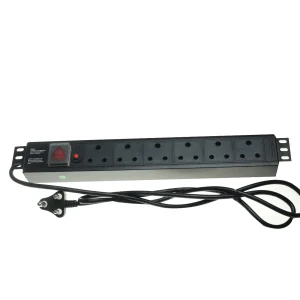 Acconet Power Distribution Unit, 1U, 7 way, 3 Pin SA plug - Image 1