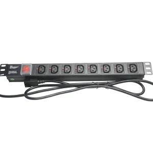 Acconet Power Distribution Unit, 1U, 8 way Female Kettle Cord - Image 1