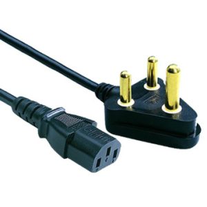 UniQue POWER CABLE SINGLE HEAD Black 1.8meter in Length - Image 1
