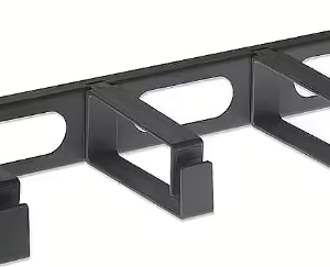 Intellinet 19 inch 4 Long Rings Cable Management Panel - Image 1
