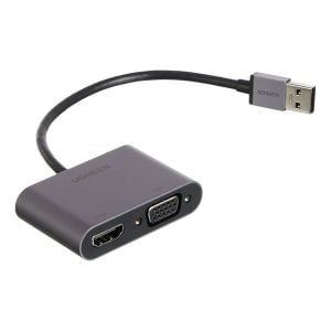 UGREEN CM449 USB-A to HDMI + VGA 1080P Display Adapter - Image 1