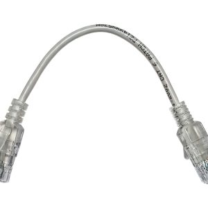 Linkbasic 22cm UTP Cat6 Nano Thin Patch Cable Grey - Image 1