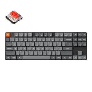 Keychron K1 Max QMK/VIA 80% Wireless Custom Mechanical Keyboard | RED Switches - Image 1