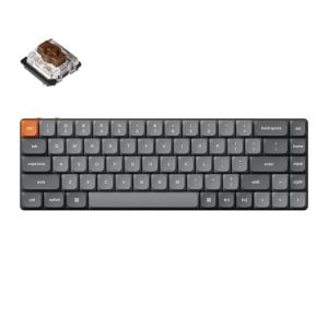 Keychron K7 Max QMK/VIA 65% Wireless Custom Mechanical Keyboard | BROWN Switches - Image 1