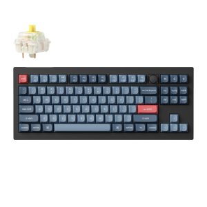 Keychron V3 Max QMK/VIA 80% Wireless Custom Mechanical Keyboard (Banana Switch) – Carbon Black - Image 1