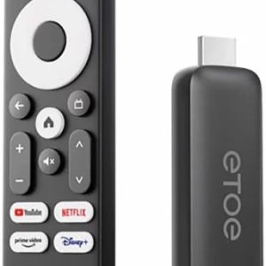 ETOE T2 Certified 4K UHD Google Android Smart TV Stick - Image 1