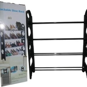 Nordic Wind 4 Tier 12 Shoes Stackable Rack - Image 1