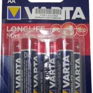 Varta LongLife Max Power Alkaline 6 Pack AA Battery - Image 1
