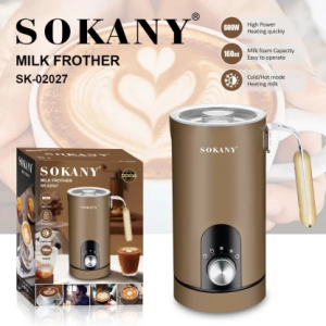 Sokany 600W 160ml Bronze Milk Frother - Image 1