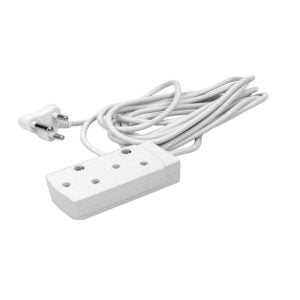 Noble Poweline 10m Multi Plug Coupler Extension Cord Lead - Image 1