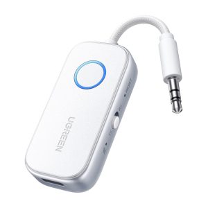 UGREEN 3.5mm Bluetooth 5.4 Audio Receiver/Transmitter - White - Image 1